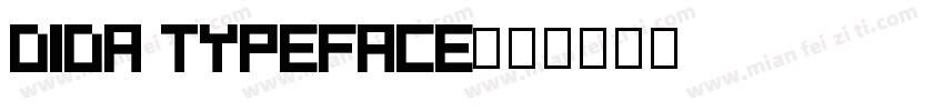 DIDA TYPEFACE字体转换